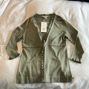 Tyler Boe sage sweater